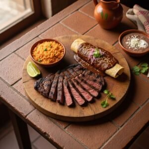 Steak a la Tampiqueña