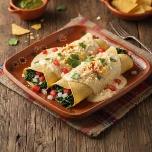 Enchiladas de Espinacas