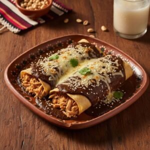 Mole Enchiladas