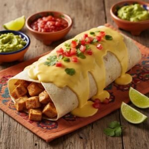 Queso Dip Burrito