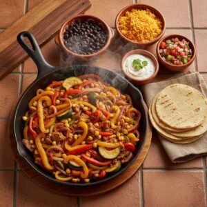 Sizzling Veggie Fajitas