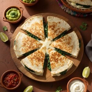 Spinach Quesadillas